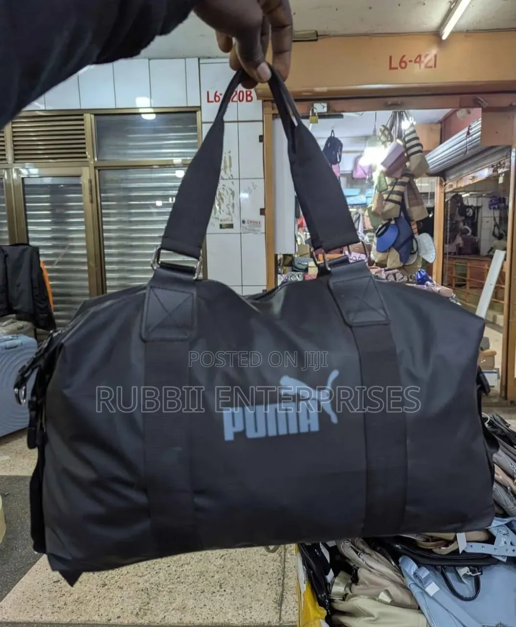 Black Jordan Jumpman Duffel Bag