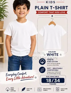 Kids White Tshirt