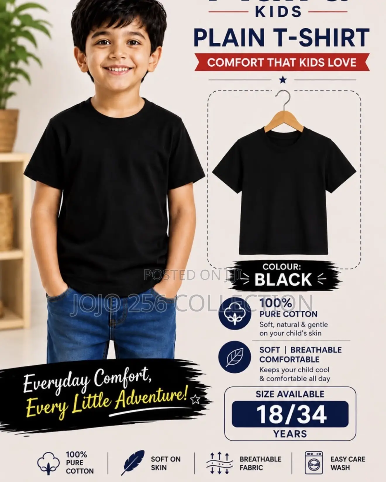 Kids Black Tshirts