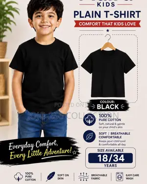 Kids Black Tshirts