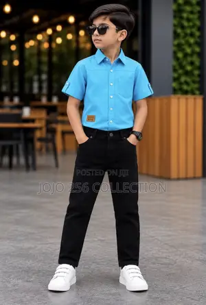 Kids Blue Shirts