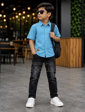Kids Blue Shirts