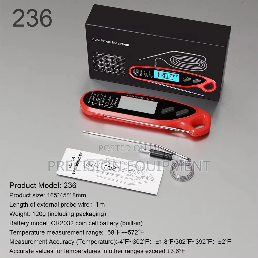 2 Probe Digital Thermometer