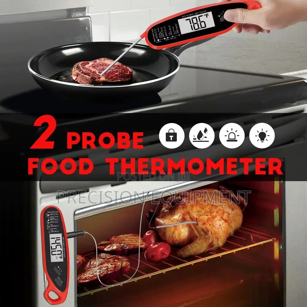 2 Probe Digital Thermometer