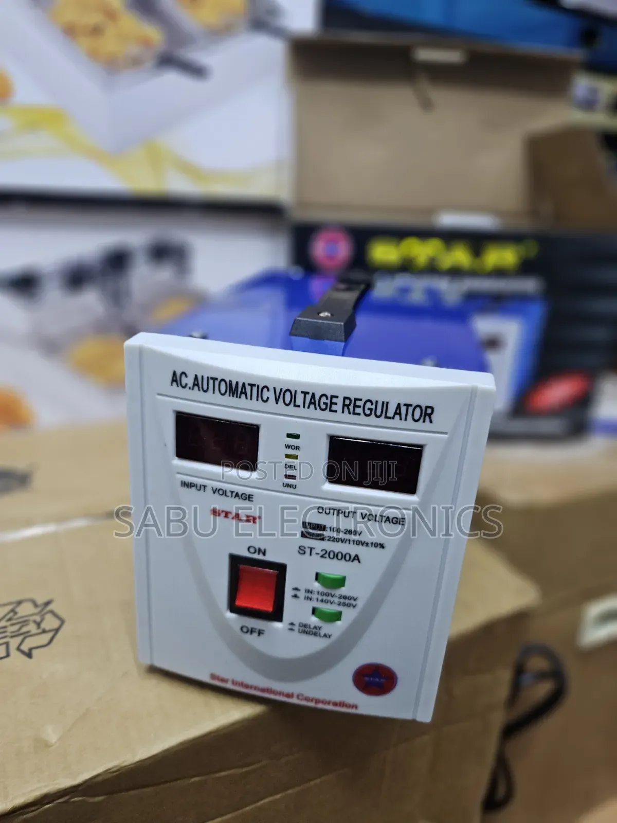STAR 2000VA Automatic Voltage Regulator Stabilizer - Digital Display