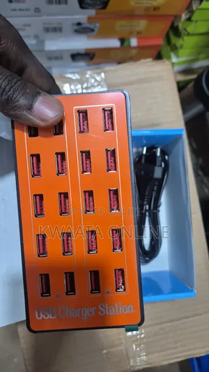 80W USB Charging Station, 20 Port USB 5V 20A Universal Fast Charger