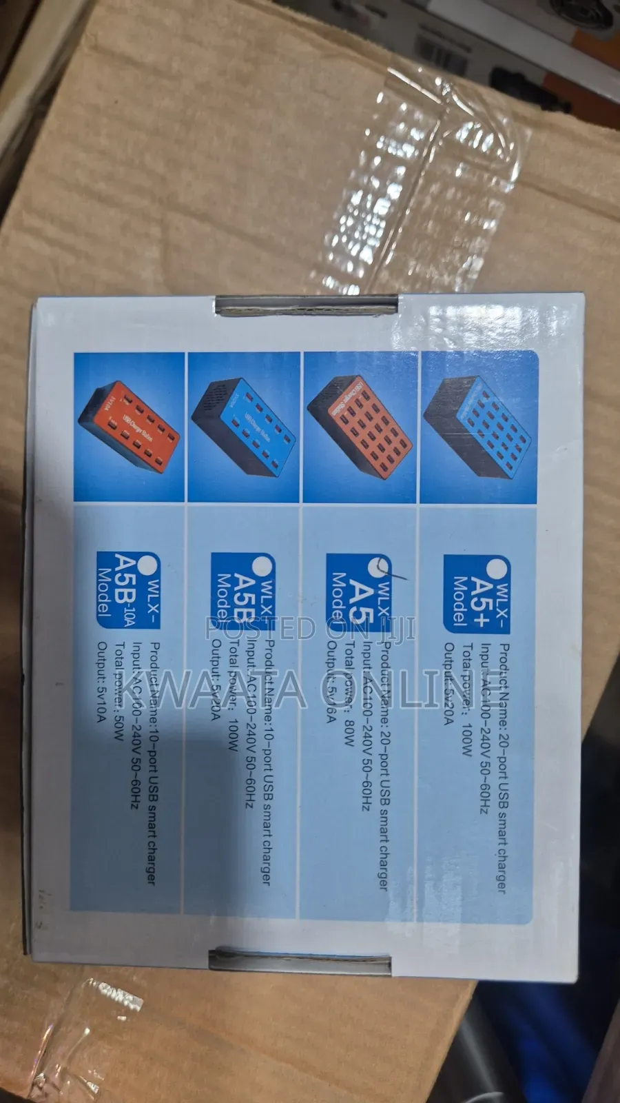 80W USB Charging Station, 20 Port USB 5V 20A Universal Fast Charger