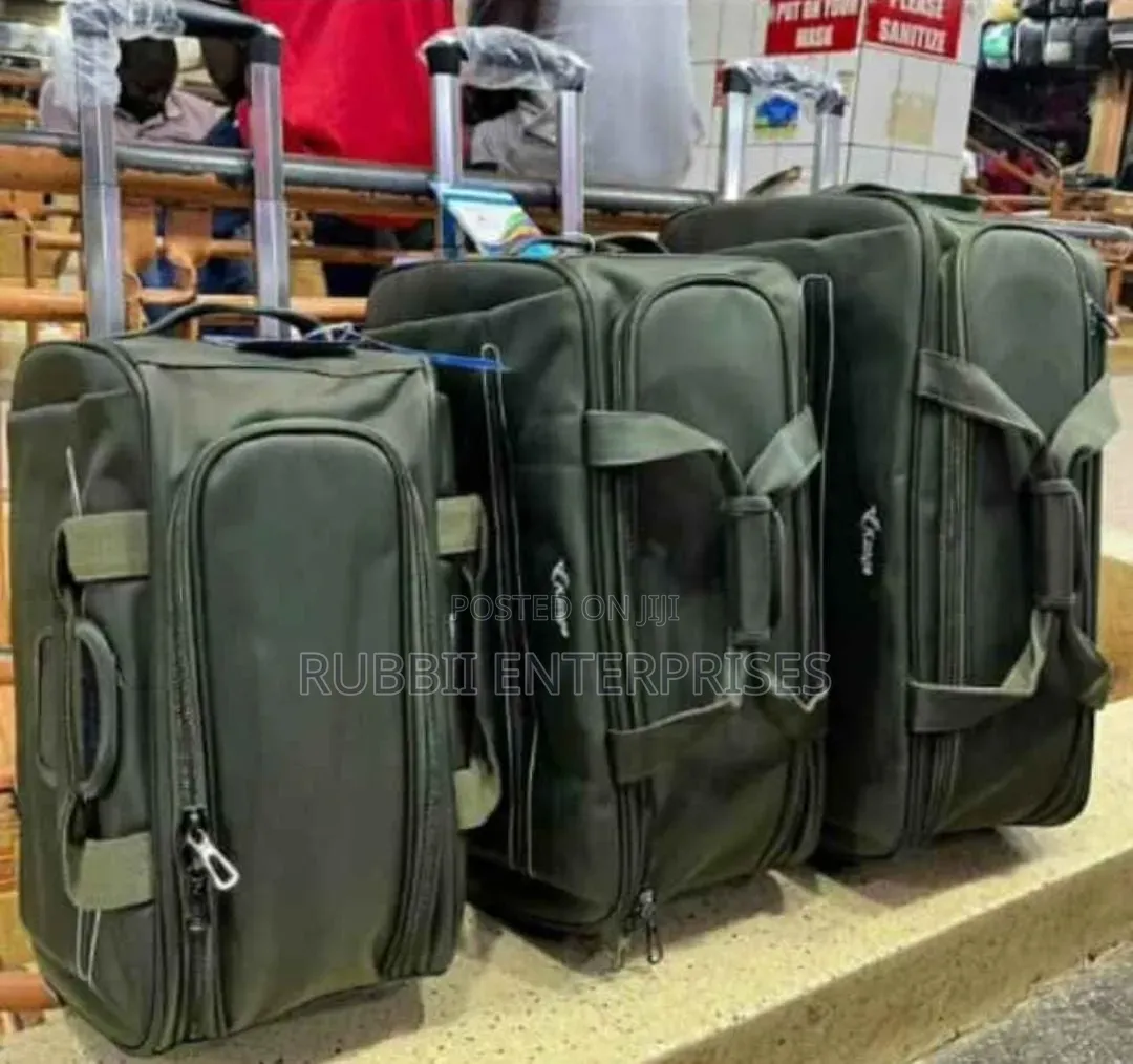 KZNGS Softside Rolling Trolley Duffel Luggage Bags 3 in 1