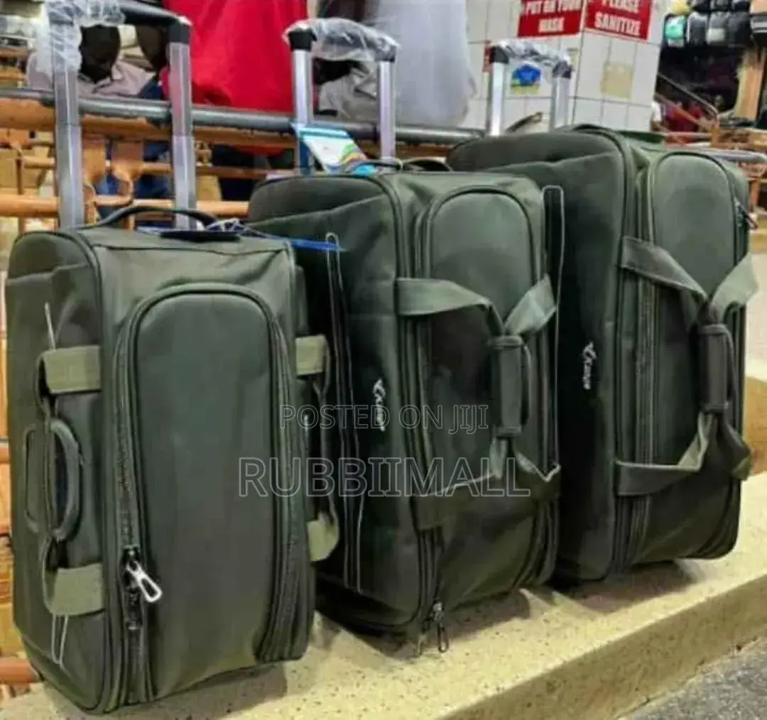KZNGS Softside Rolling Trolley Duffel Luggage Bags 3 in 1