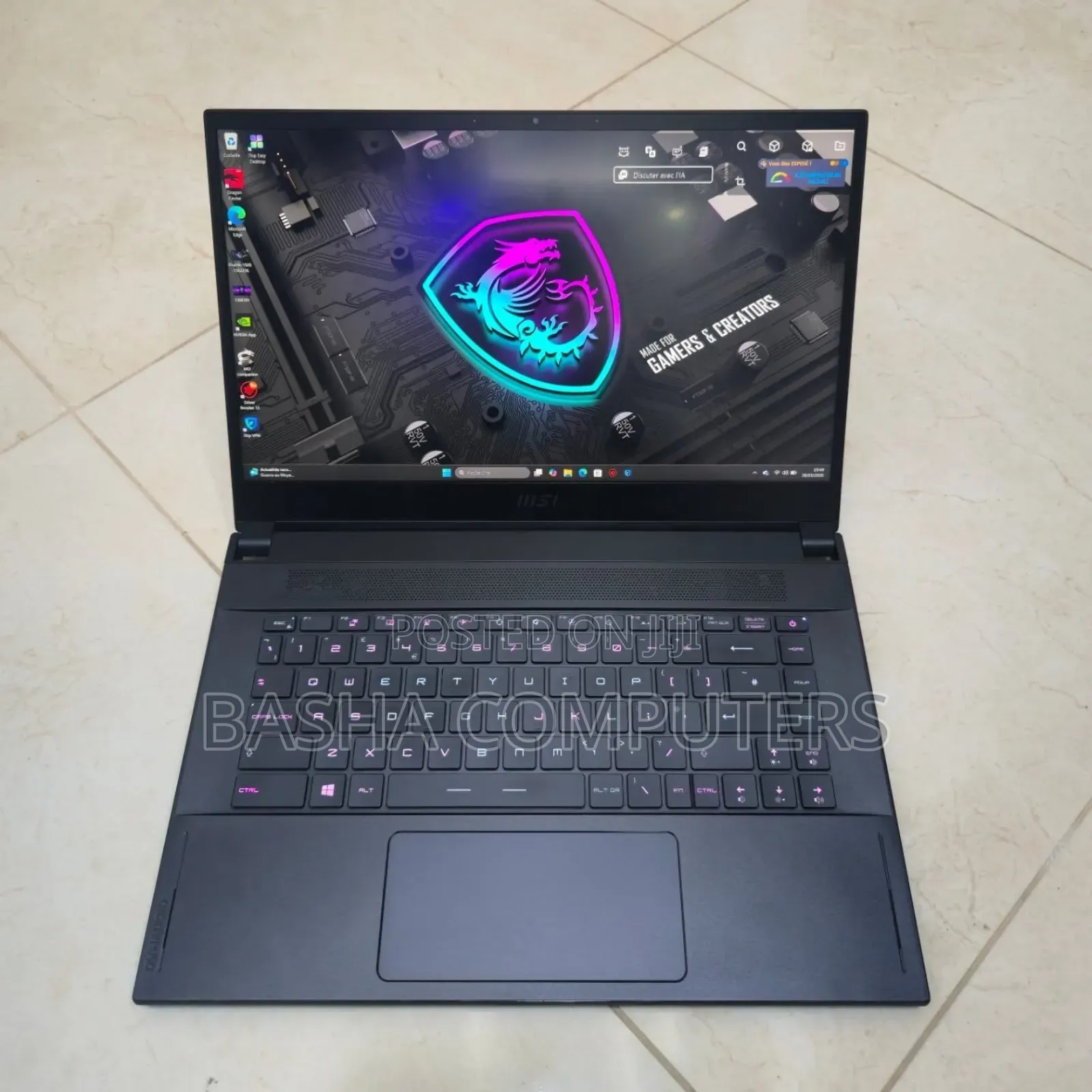 New Laptop MSI GS66 Stealth 12UHS 16GB Intel Core i7 SSD 512GB