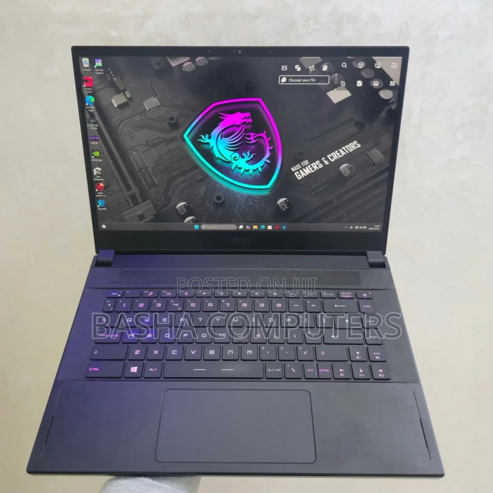 New Laptop MSI GS66 Stealth 12UHS 16GB Intel Core i7 SSD 512GB