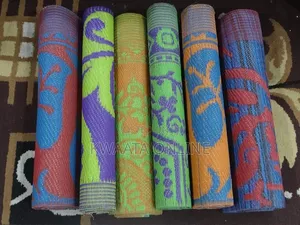 Woven Plastic Floor Mat (Chatai) Multi Design [9ft X 12ft] Prayer Mat
