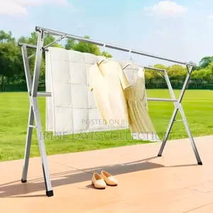 Heavy-Duty, Stainless Steel Foldable Clothes and Blanket Drying Rack