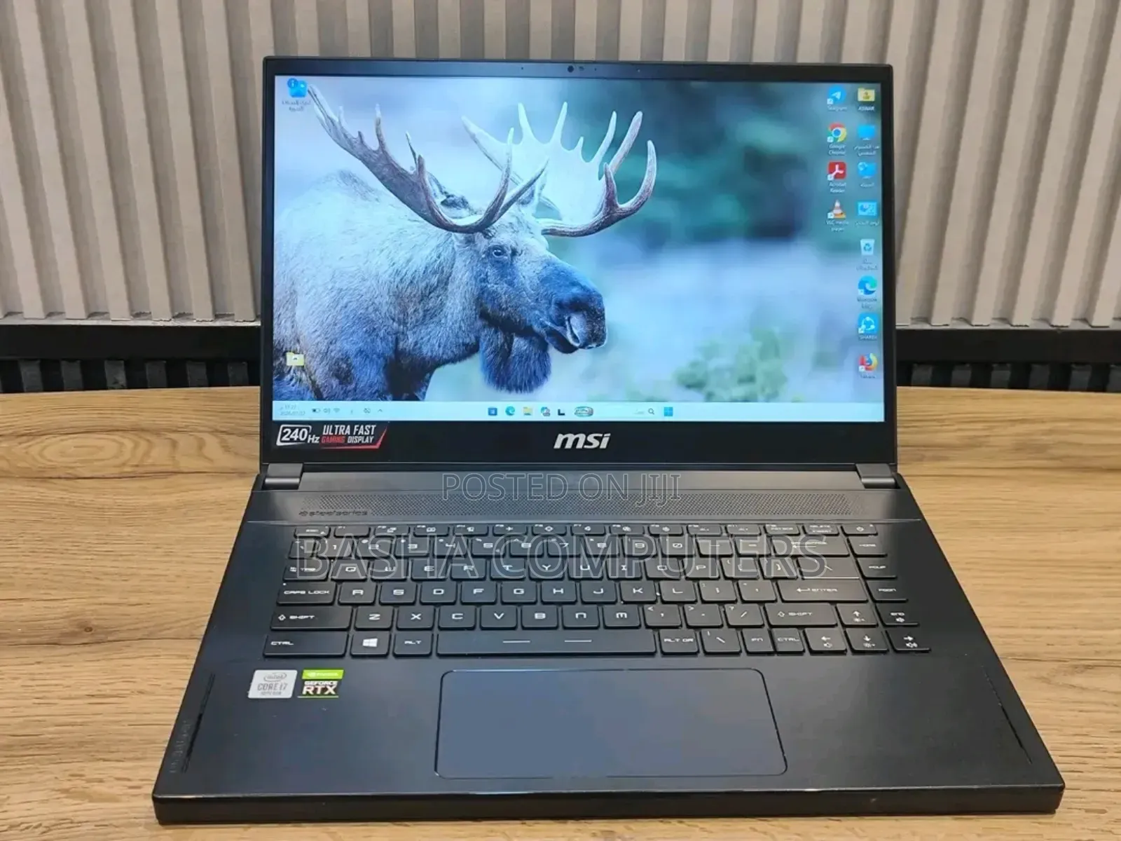 New Laptop MSI GS65 Stealth Thin 8RE 16GB Intel Core i7 SSD 512GB