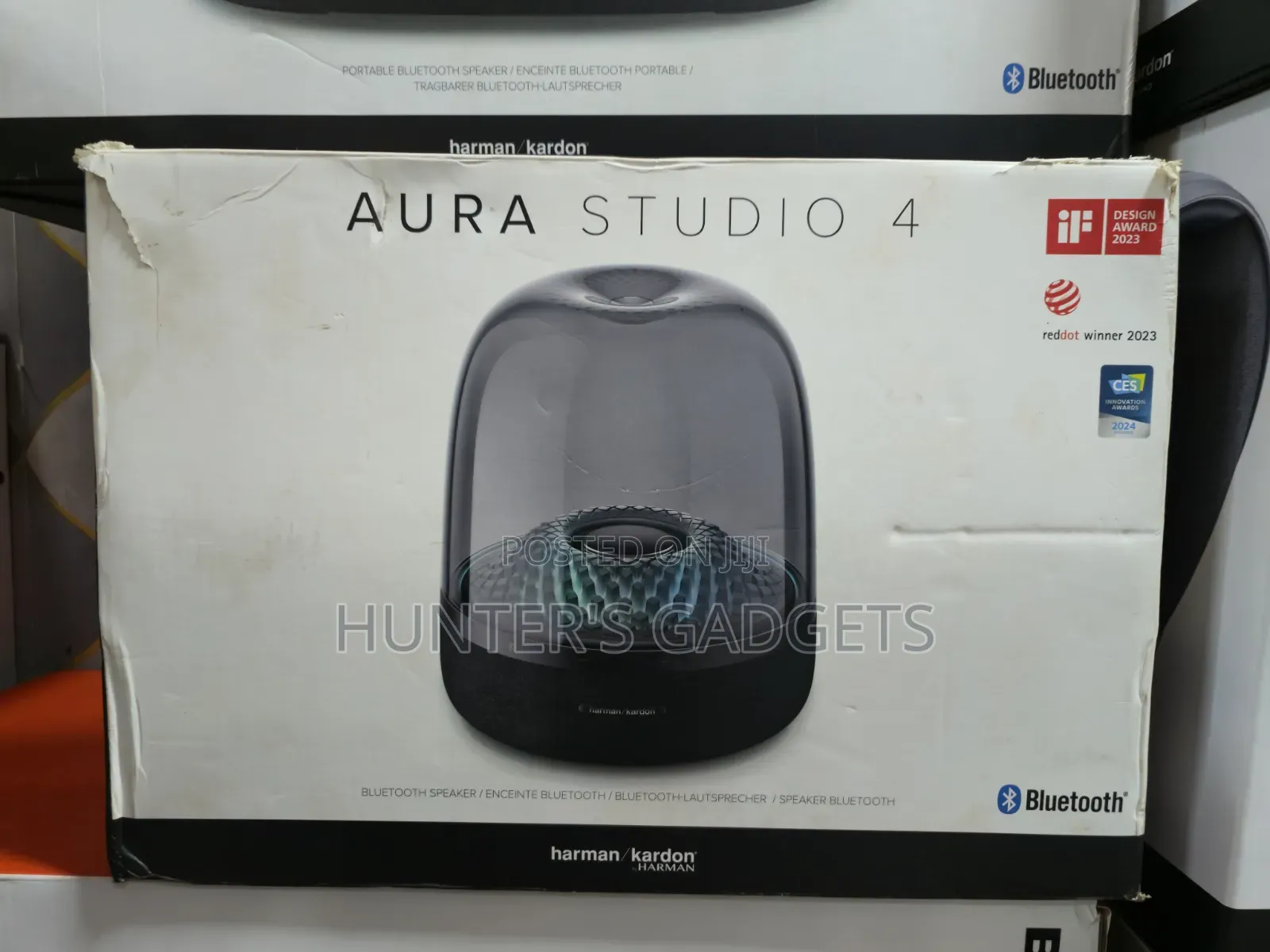 Harman Kardon Aura Studio 4 Bluetooth Powerful Speaker Uk Used