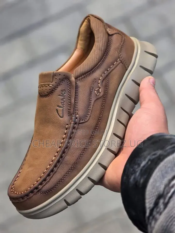 Mens on Casual Loafers Classic Leather for Work Office Shoes
