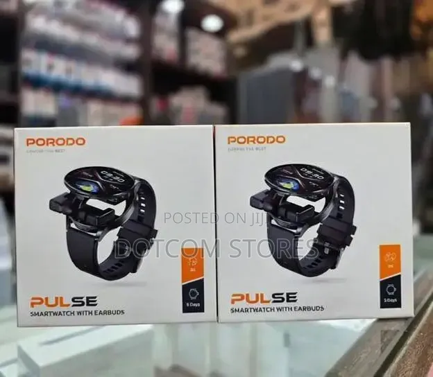 Porodo Pulse Smartwatch With Earbuds