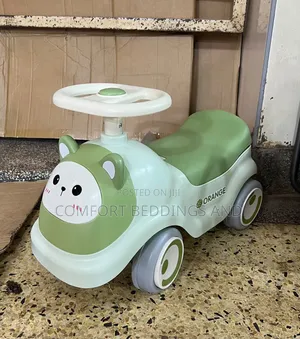 Cat Ride-on Toy Car Green 1 to 3 Years