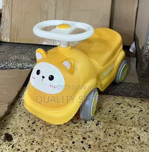 Cat Ride-on Toy Car Yellow 1 to 3 Years