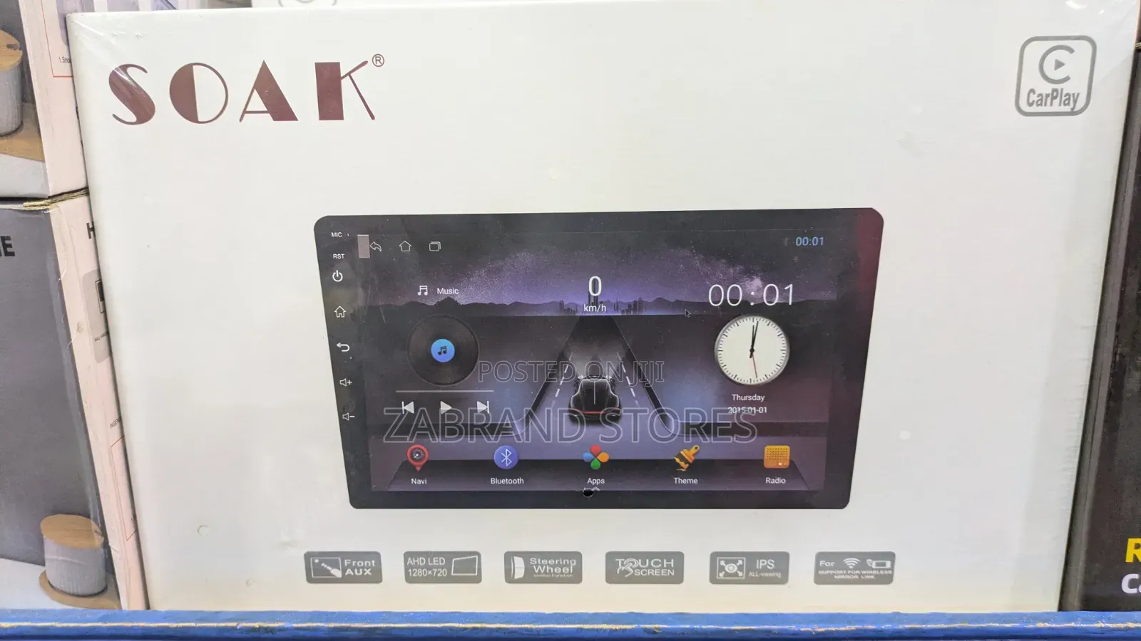 SOAK HD Android Car Stereo Multimedia Player