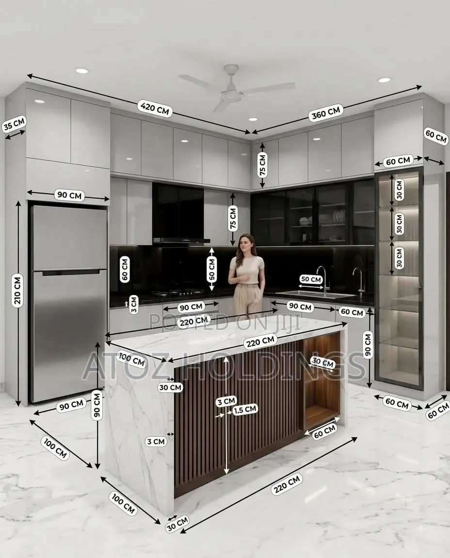 Kitchen Cabinets of All Types From 1,000,000/- Per Running Meter