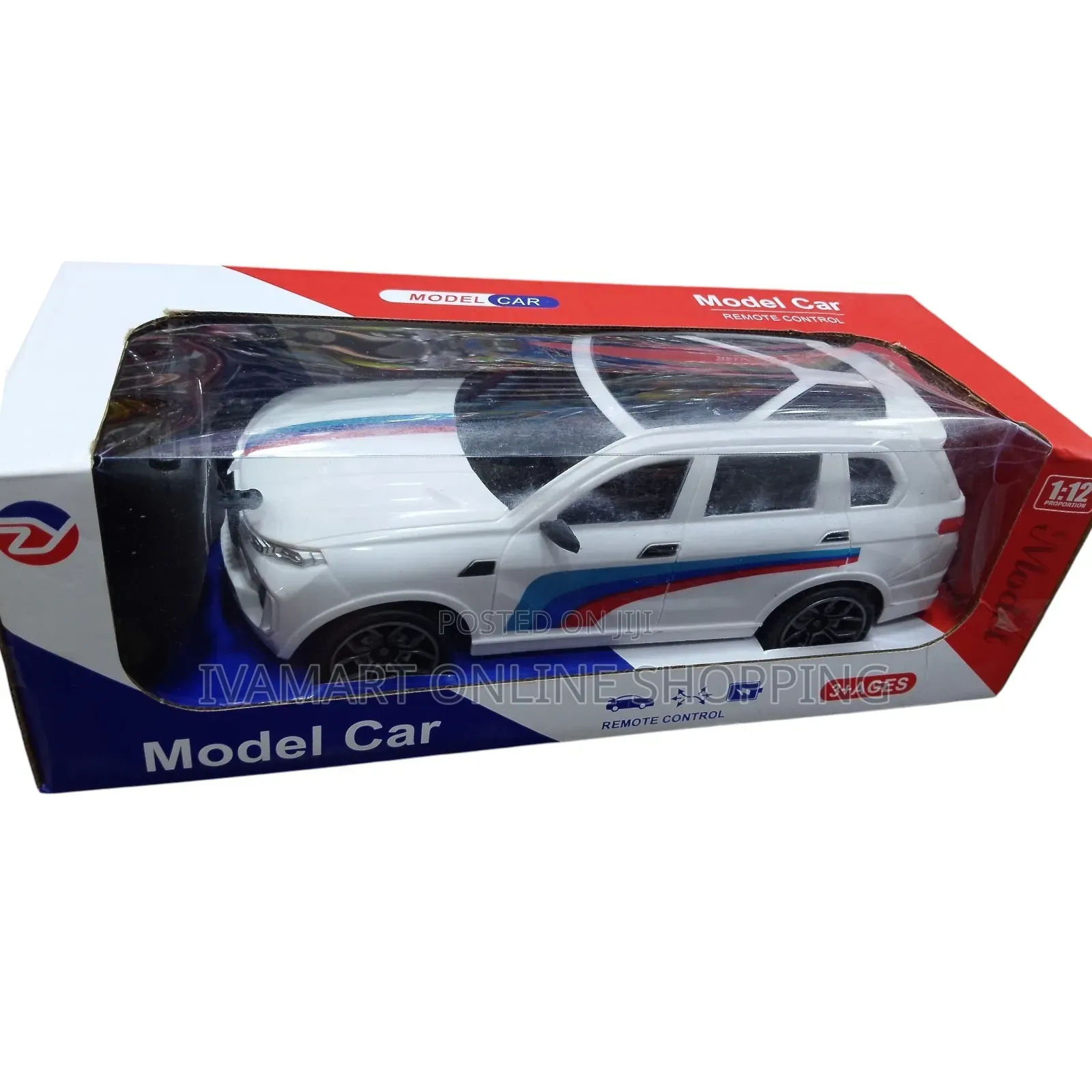 Remote Control Model SUV Car Toy for Kids - White