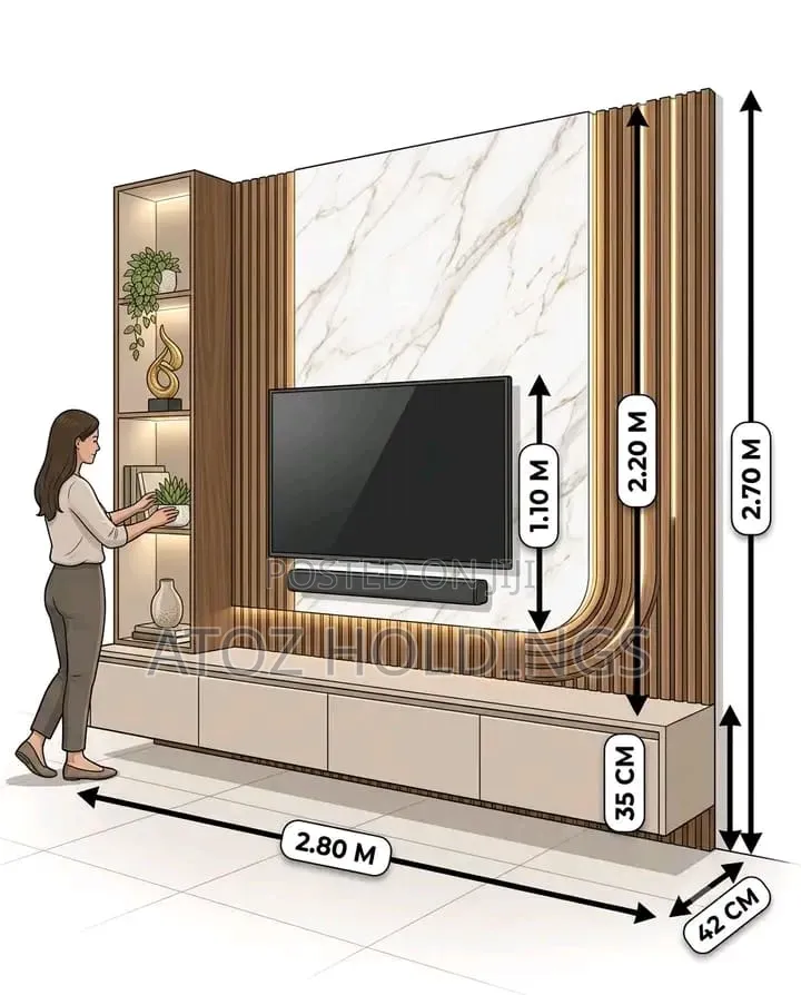 Wall Unit TV Stands/Smart Wall Unit TV Stands Any Colour 2,000,000/-