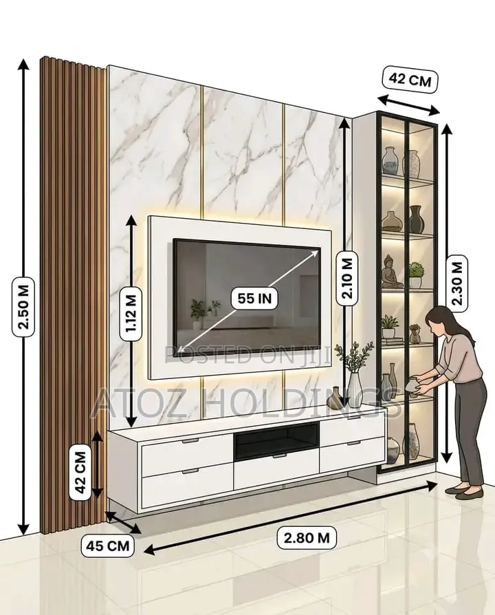 Wall Unit TV Stands/Smart Wall Unit TV Stands Any Colour 2,000,000/-