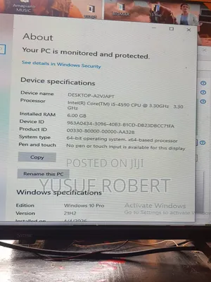 Desktop Computer Dell OptiPlex 9020 6GB Intel Core i5 HDD+SSD 500GB