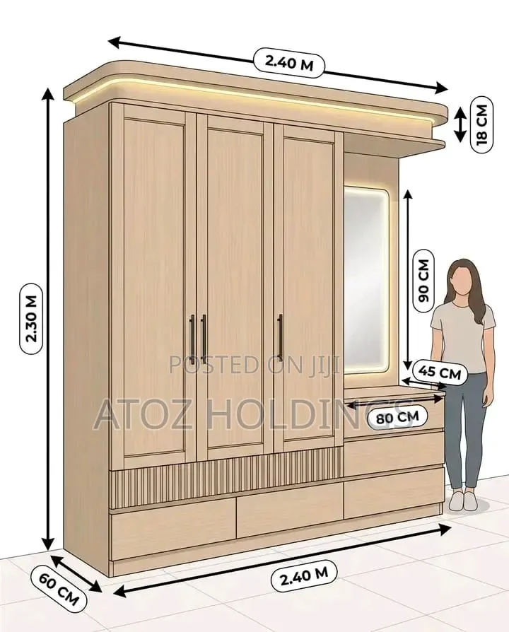 Wardrobes Depot Suppliers in Uganda 1,000,000/- Per Running Meter