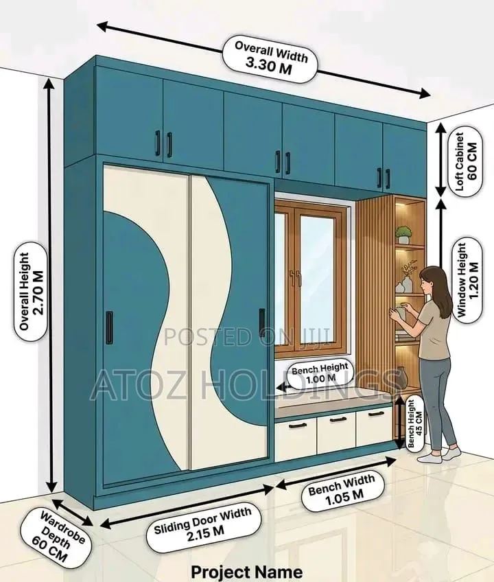 Wardrobes Depot Suppliers in Uganda 1,000,000/- Per Running Meter