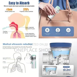 Medical Nebulizer Machine Asthma Inhaler Mini Handheld Automizer