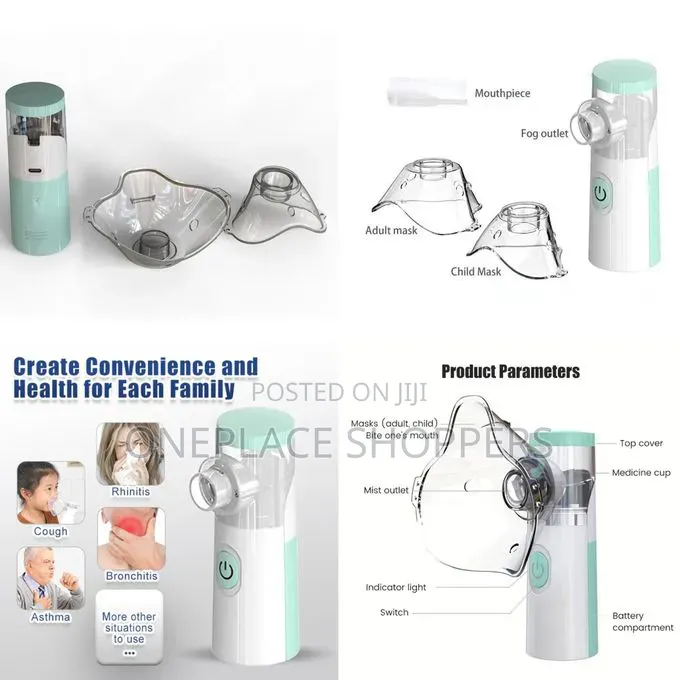 Medical Nebulizer Machine Asthma Inhaler Mini Handheld Automizer