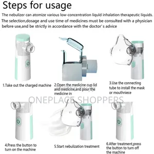 Medical Nebulizer Machine Asthma Inhaler Mini Handheld Automizer