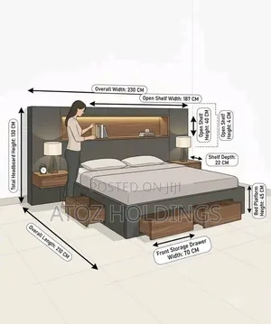 Beds/Storage Wooden Beds in All Sizes Colours From 2,000,000/- Only