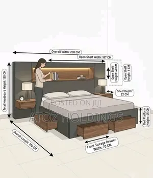 Beds/Storage Wooden Beds in All Sizes Colours From 2,000,000/- Only