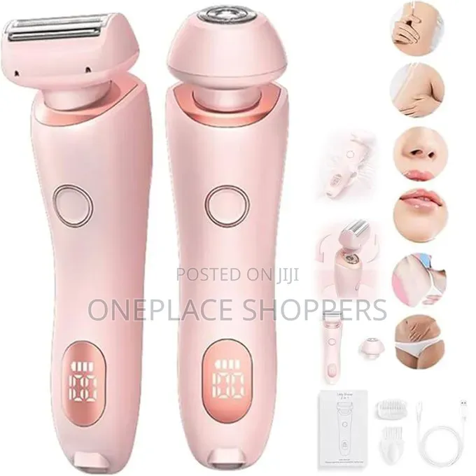 Electric Razor for Women 2 N 1 Bikini Trimmer Face Shaver Hair Removal