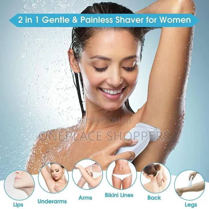 Electric Razor for Women 2 N 1 Bikini Trimmer Face Shaver Hair Removal