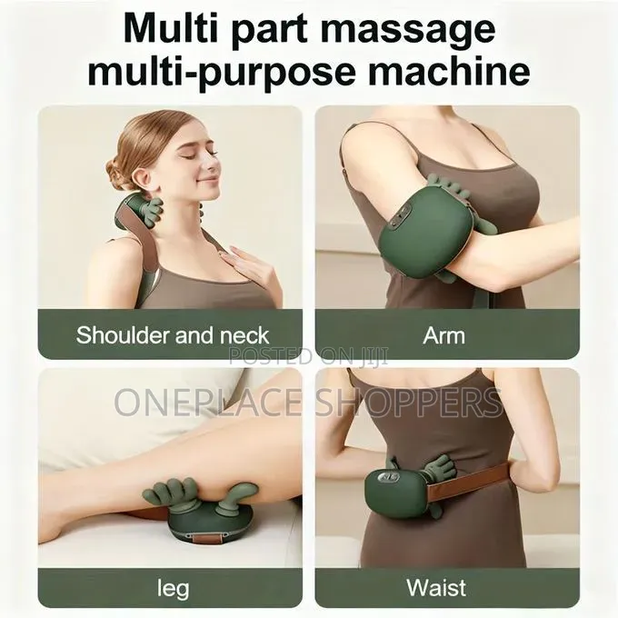 4D Neck Shoulder Massager Deep Tissue Shiatsu Bionic Palm Kneading