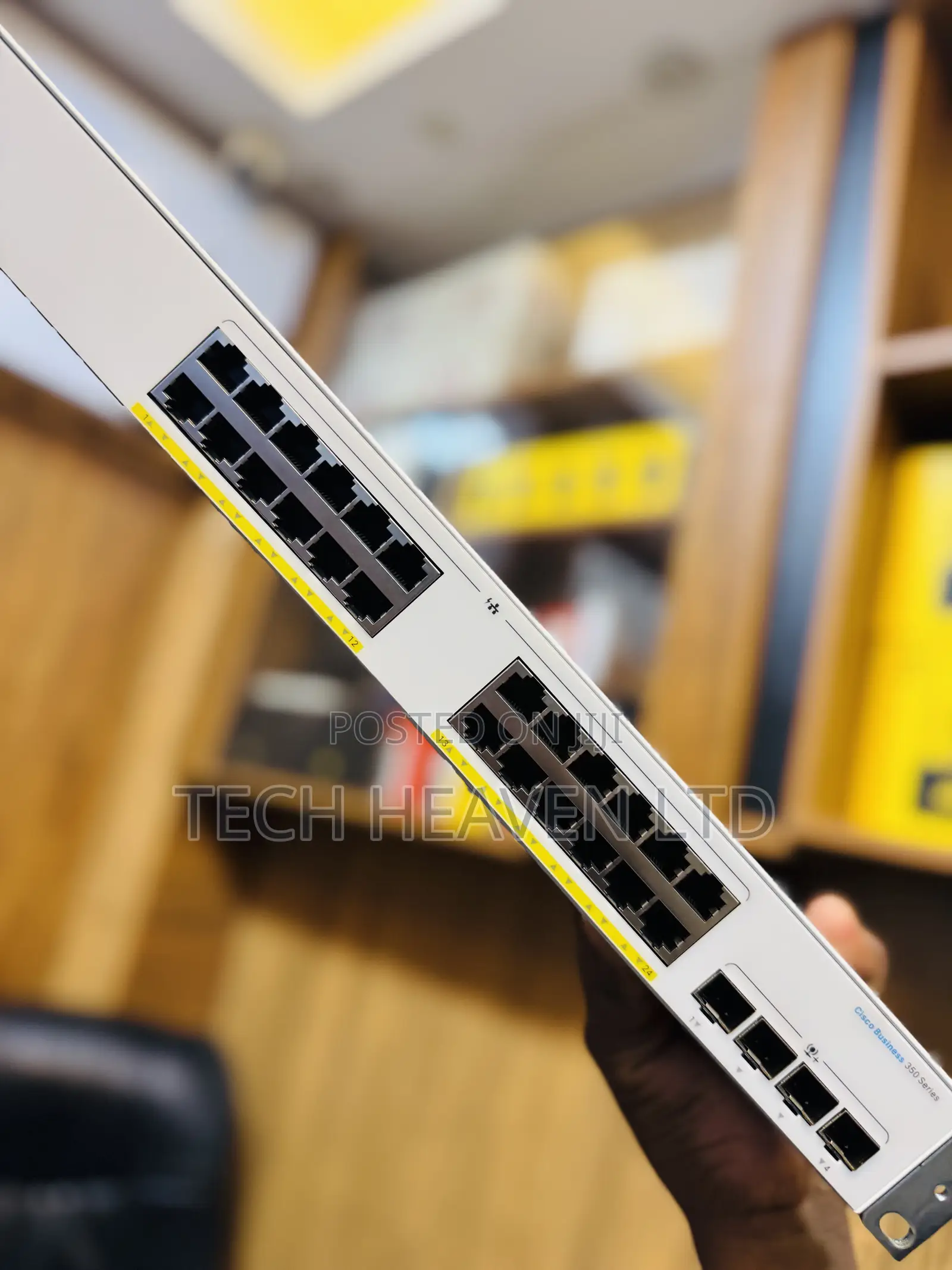 Cisco CBS350-24P-4X 24-Port PoE+ 4x10G SFP+ Managed Switch