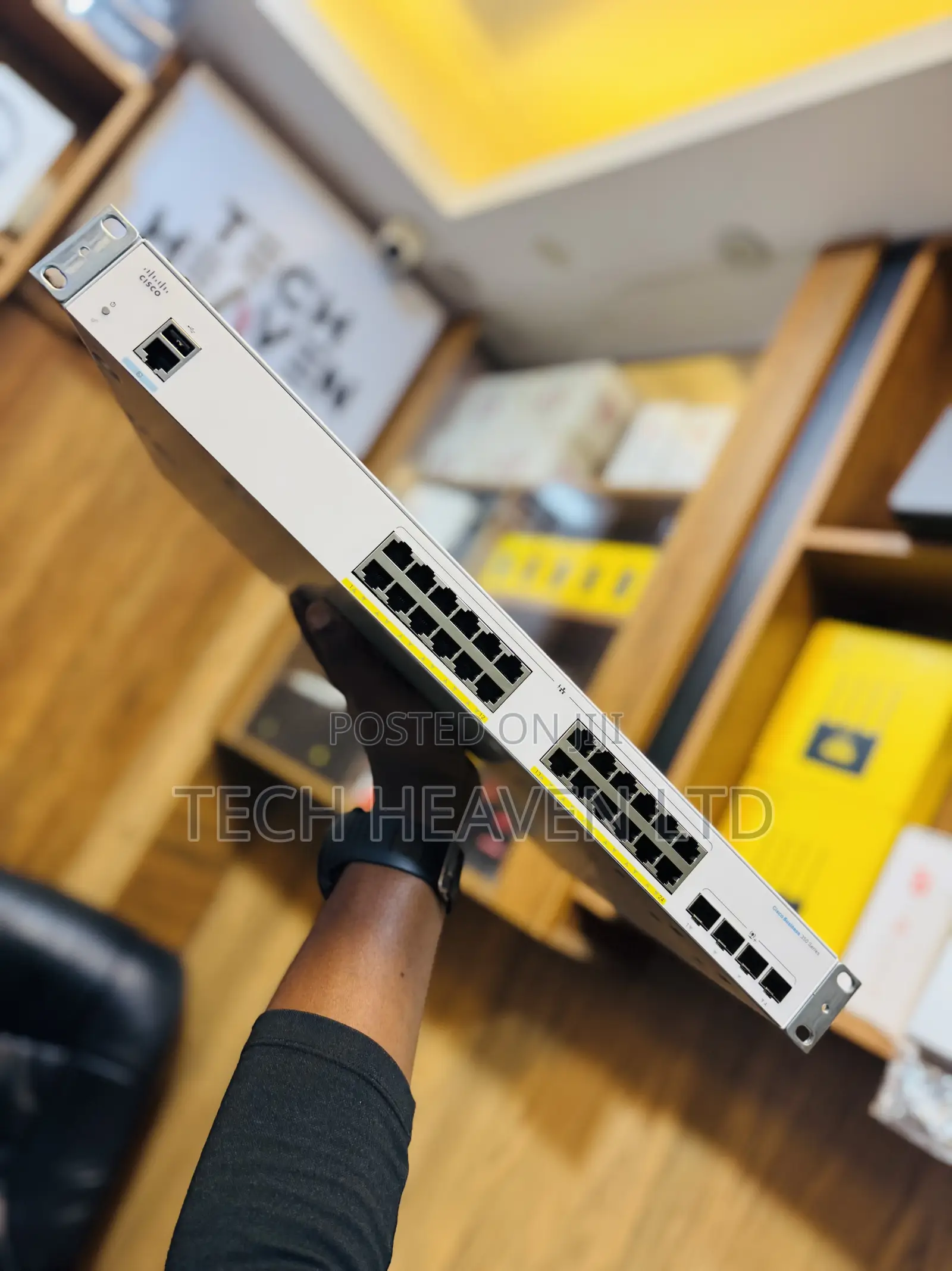 Cisco CBS350-24P-4X 24-Port PoE+ 4x10G SFP+ Managed Switch