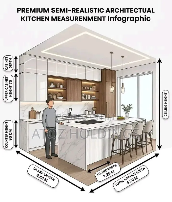 Kitchen Cabinets/Standard Kitchen Cabinets With Islands 10,000,000/-