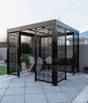 Steel Pergola Set Up Services From 400,000/- Per Square Meter on Order