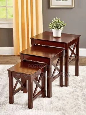 Stools/Side Tables 3 in One in Any Colour With Free Delivery 800,000/-