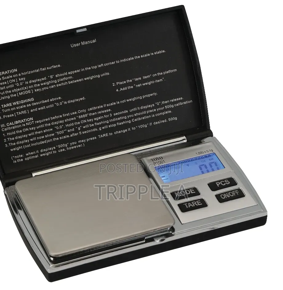 Durable 0.0.01g Pocket Digital Scale