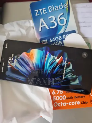 New ZTE Blade A36 64 GB Black