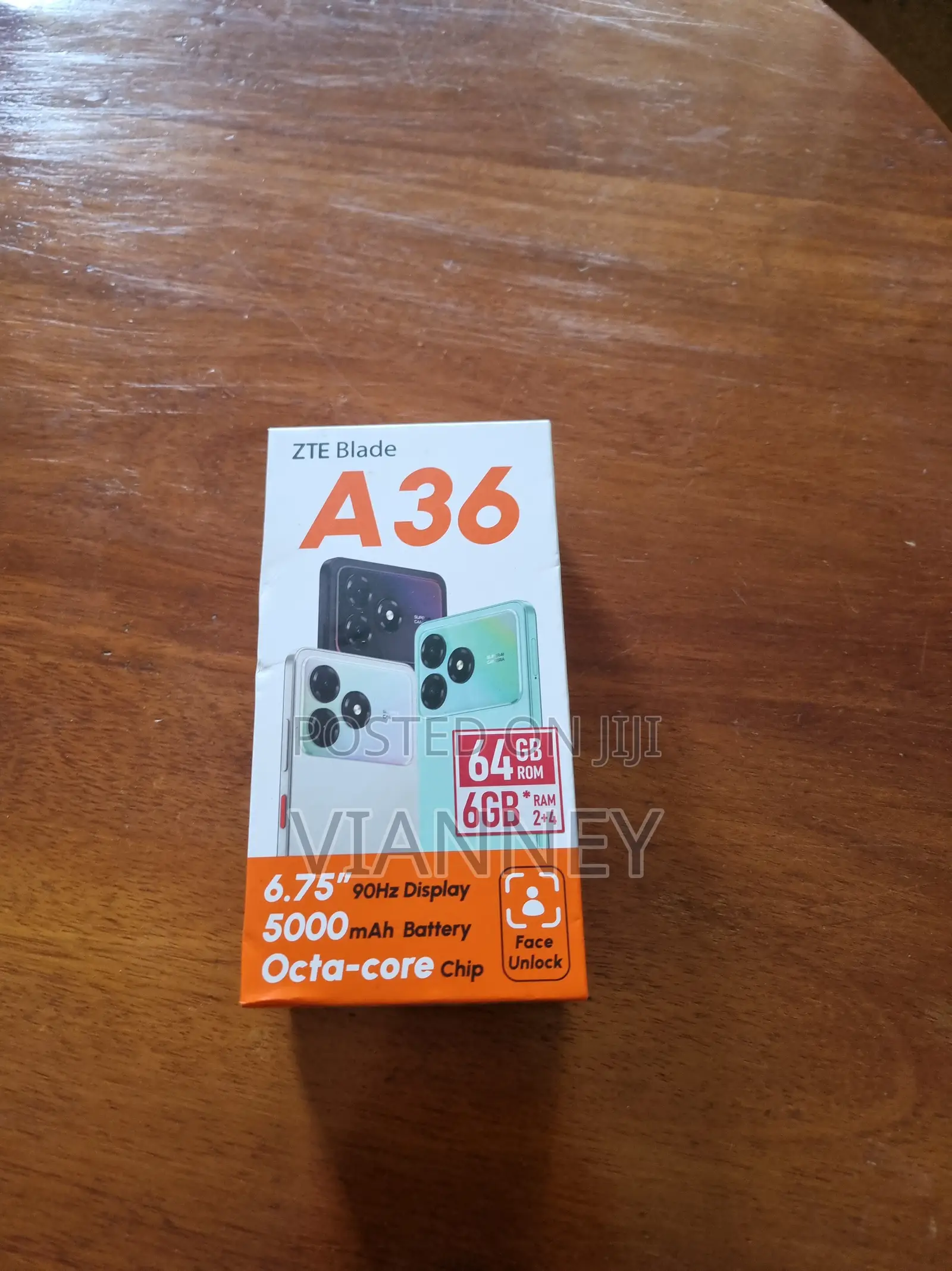 New ZTE Blade A36 64 GB Black