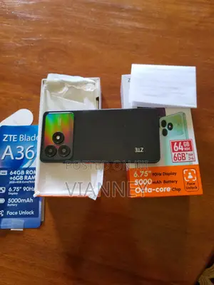 New ZTE Blade A36 64 GB Black