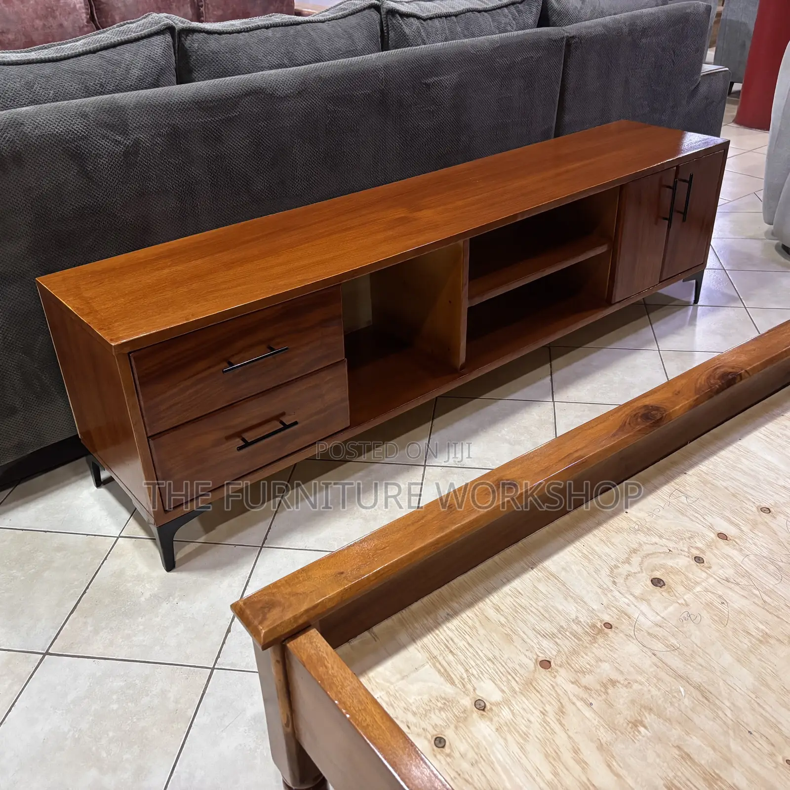 TV Stand Mahogany New 2 Meters Tall