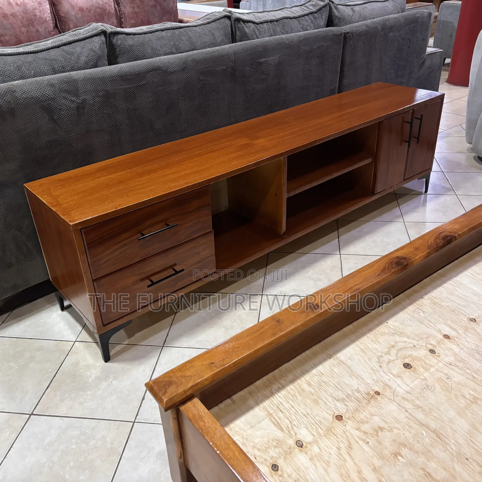 TV Stand Mahogany New 2 Meters Tall